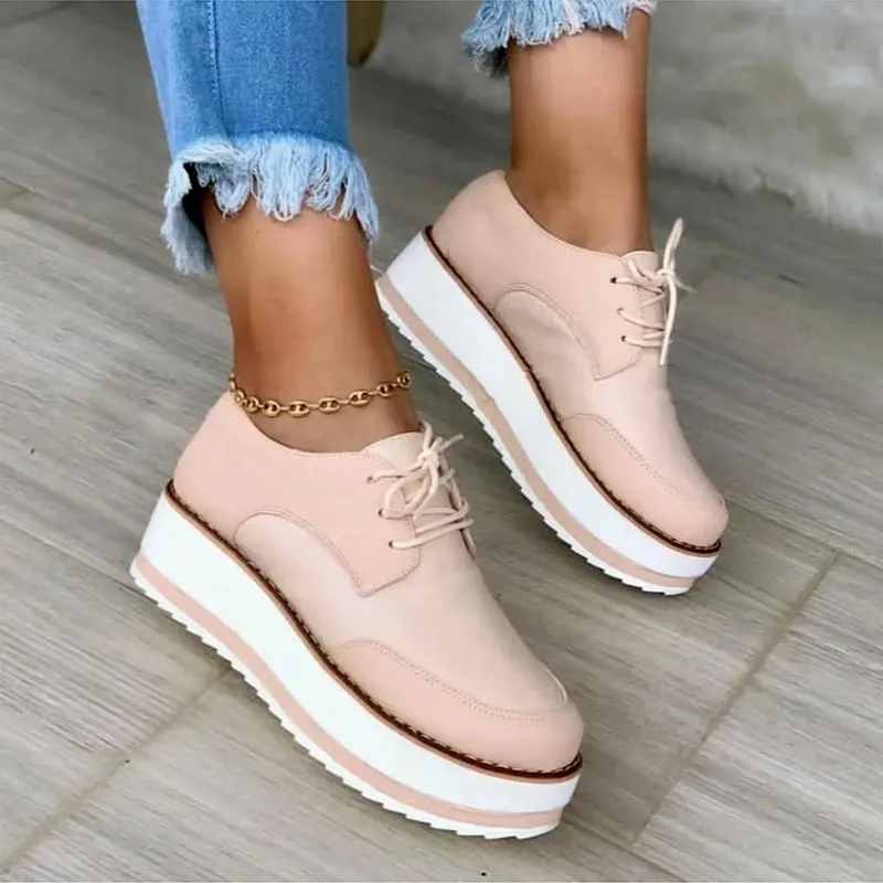 

Women's Shoes 2023 Autumn VIP Luxury Breathable Platform Running Tennis Vulcanized Shoes Casual Lace-up Stitched Zapatilla Mujer