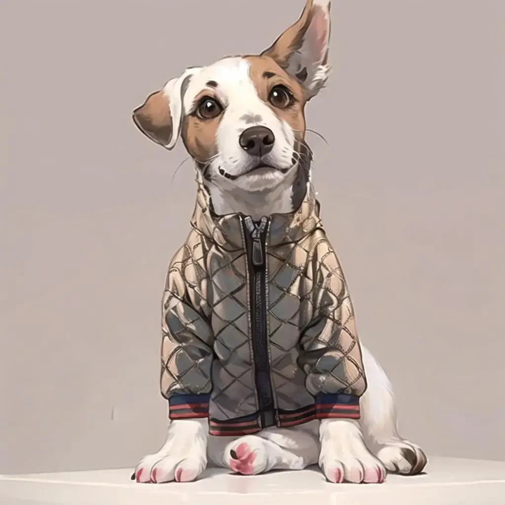 Толстовки для собак зимние пальто классические дизайнерские Роскошные теплое