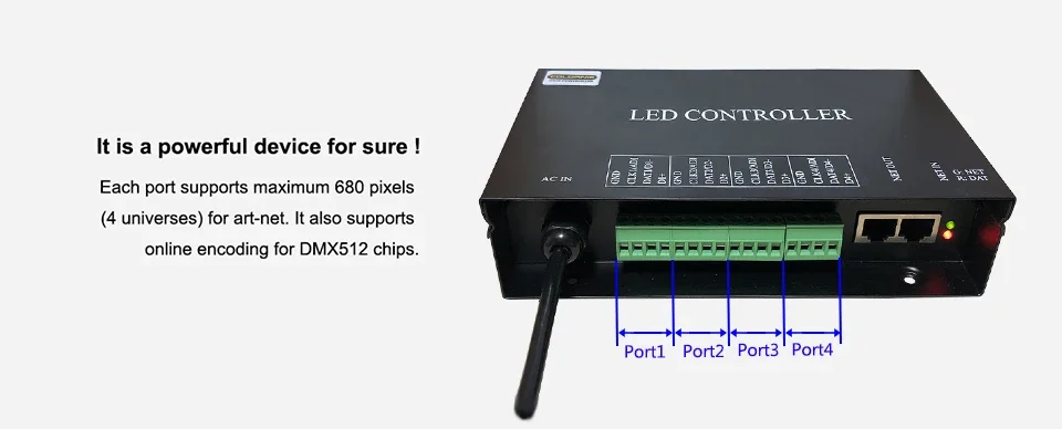 Светодиодный декодер H802ra Artnet WS2811 WS2801 светодиодная полоса светодиодный