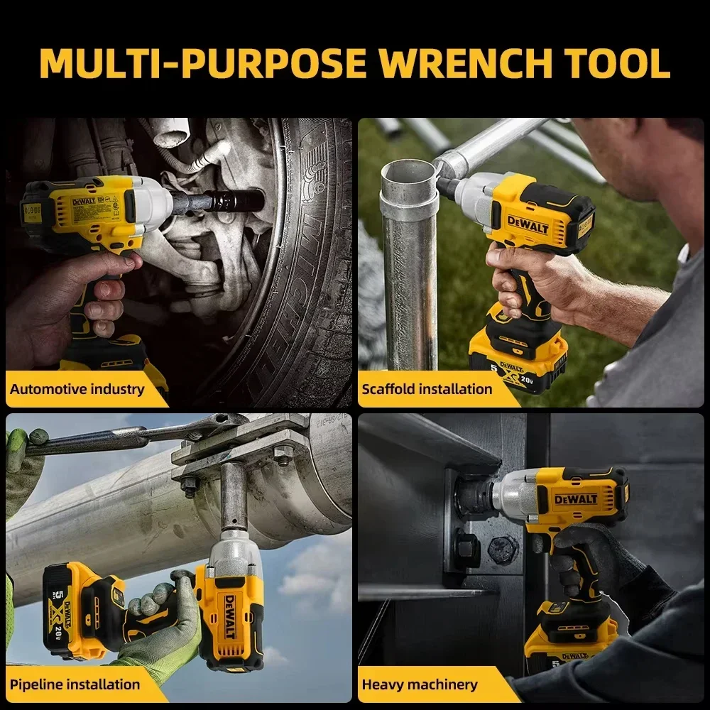 Бесщеточный электрический гаечный ключ Dewalt DCF892 812 Нм