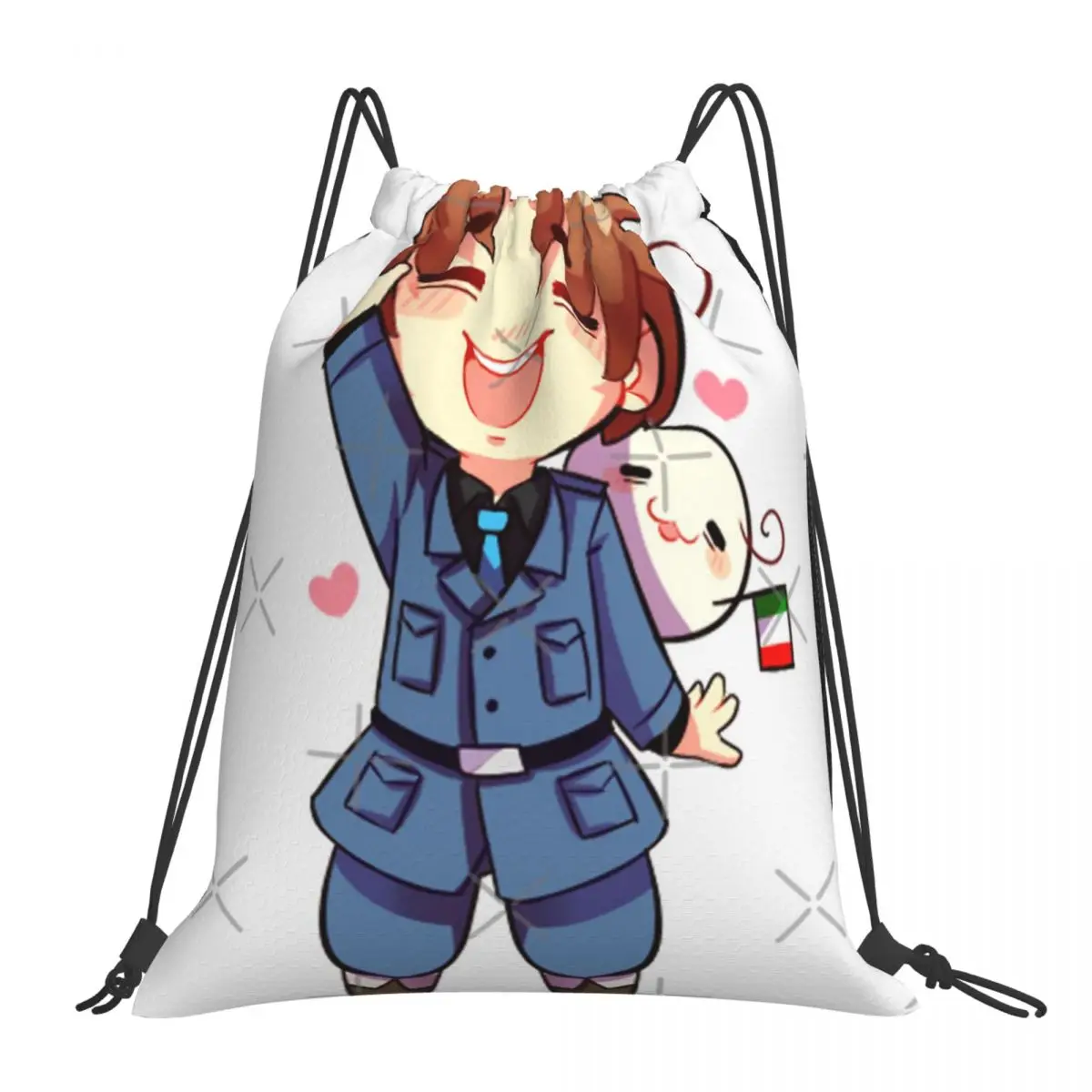 

Итальянские сумки на шнурке Hetalia, рюкзаки, сумка для девочек, тканевая сумка, мужские рюкзаки, классные сумки для девочек
