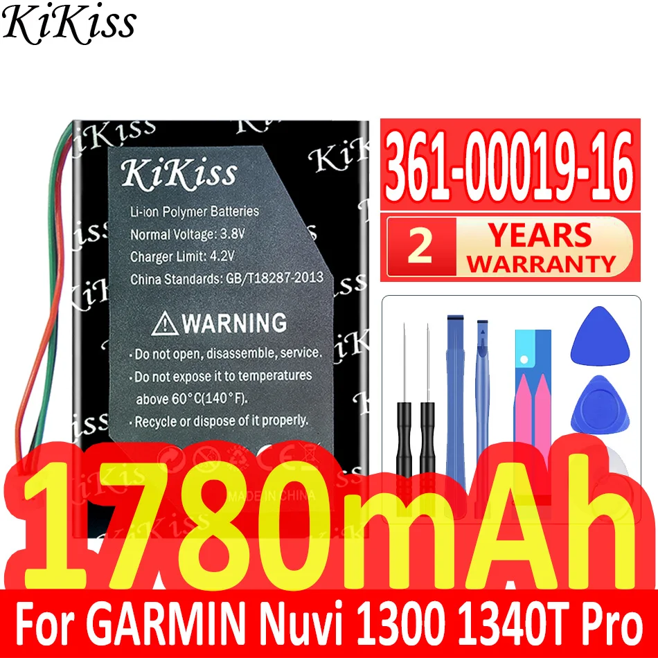 

Мощная батарея 1780 мА · ч KiKiss 361-00019-16 для GARMIN Nuvi 1300 1340T Pro 1350 1350T 1370 1370T 1375T 1390 1390T 1490 GPS