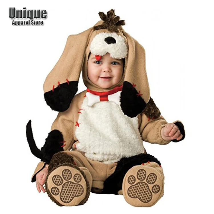 

Для маленьких мальчиков и девочек, коричневые собаки, Мультяшные животные, Маскарадные костюмы, детские рождественские костюмы на Хэллоуин...