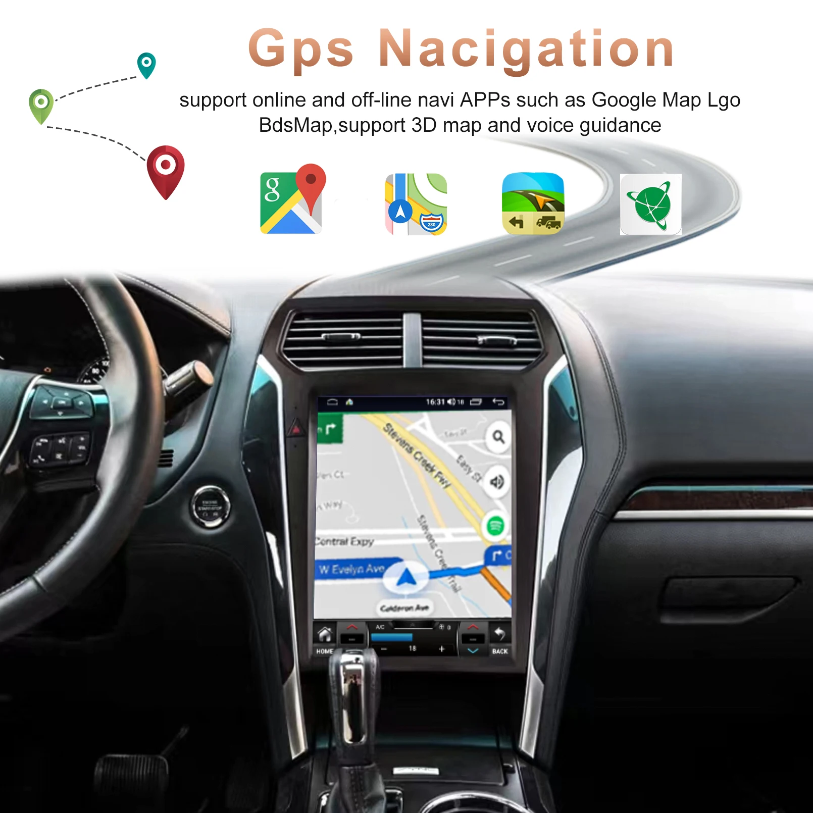 Android 11 автомобильный радиоприемник стерео для Ford Explorer 2011-2020 Dvd мультимедийный