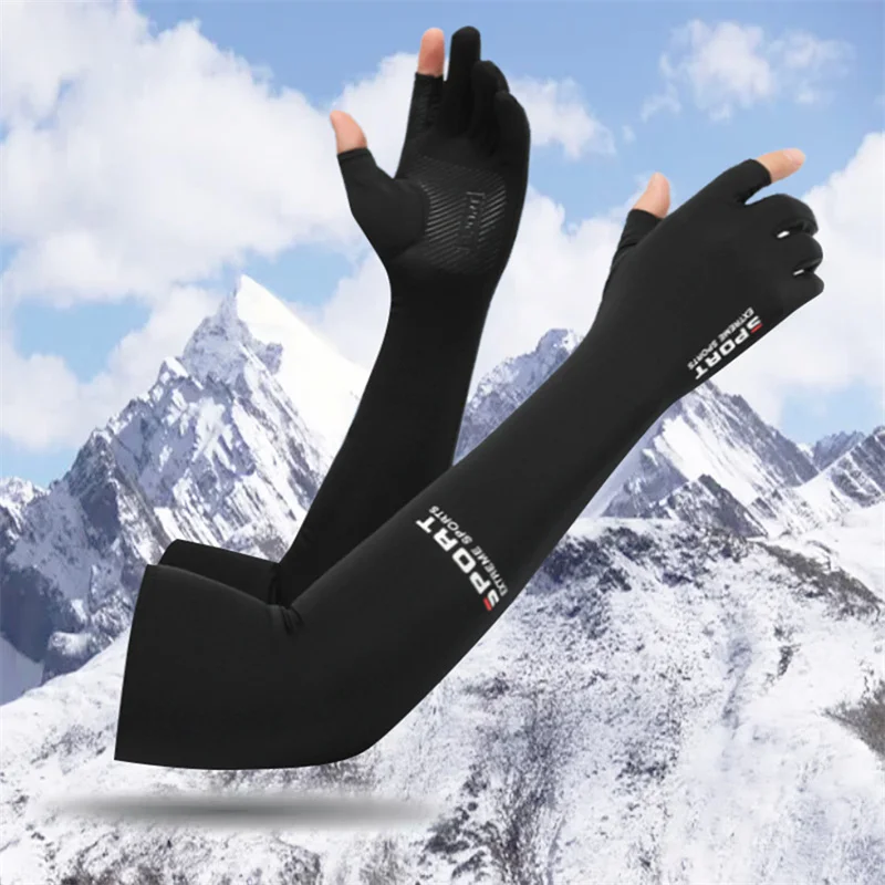

Cool Men Women Arm Sleeve Gloves Running Cycling Sleeves Fishing Bike Sport Protective Arm Warmers UV Protection Cover 2022 New