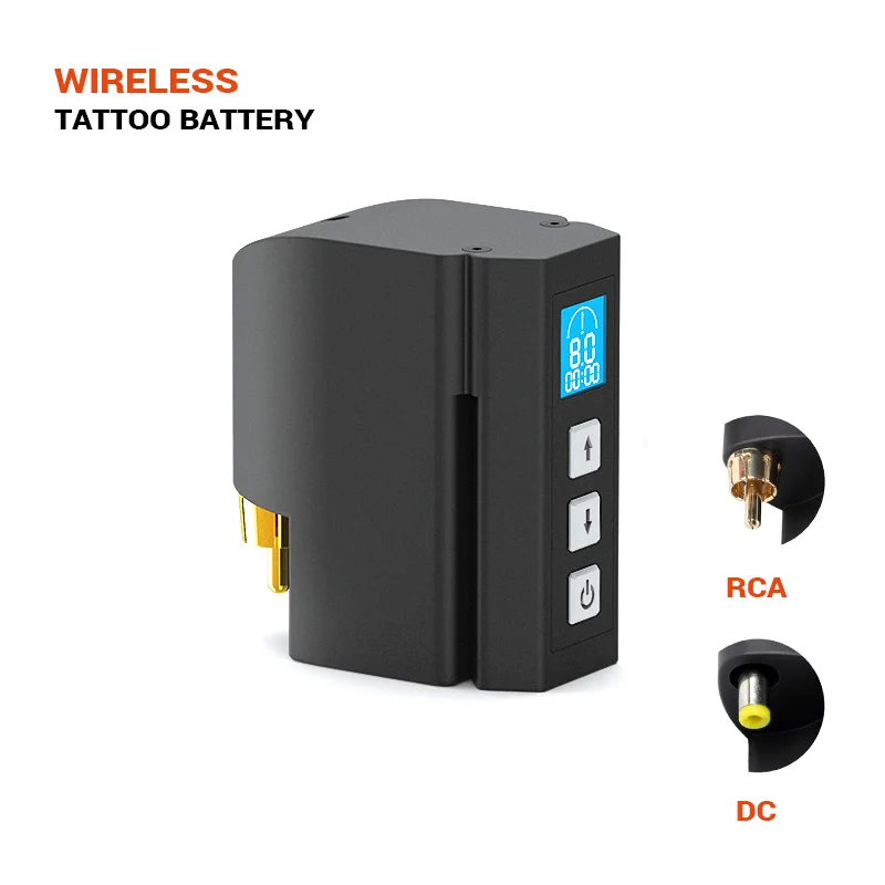 

2020 New Professional Mini Wireless Tattoo Power Automatic Matching Motor Machine Power Supply RCA DC Interface Energy Efficient