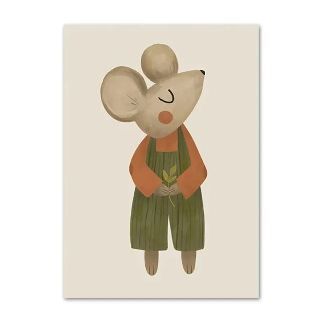 

Настенная картина "Бохо мультфильм"