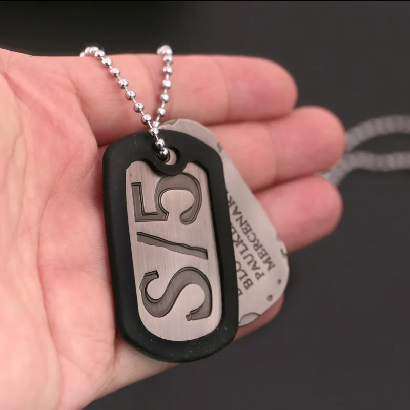 Японское аниме ожерелье GANGSTA Аксессуары для ожерелья Worick Arcangelo So Ao бирка собаки из