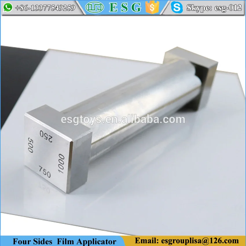 

Four Sides Wet Film stainless steel applicator