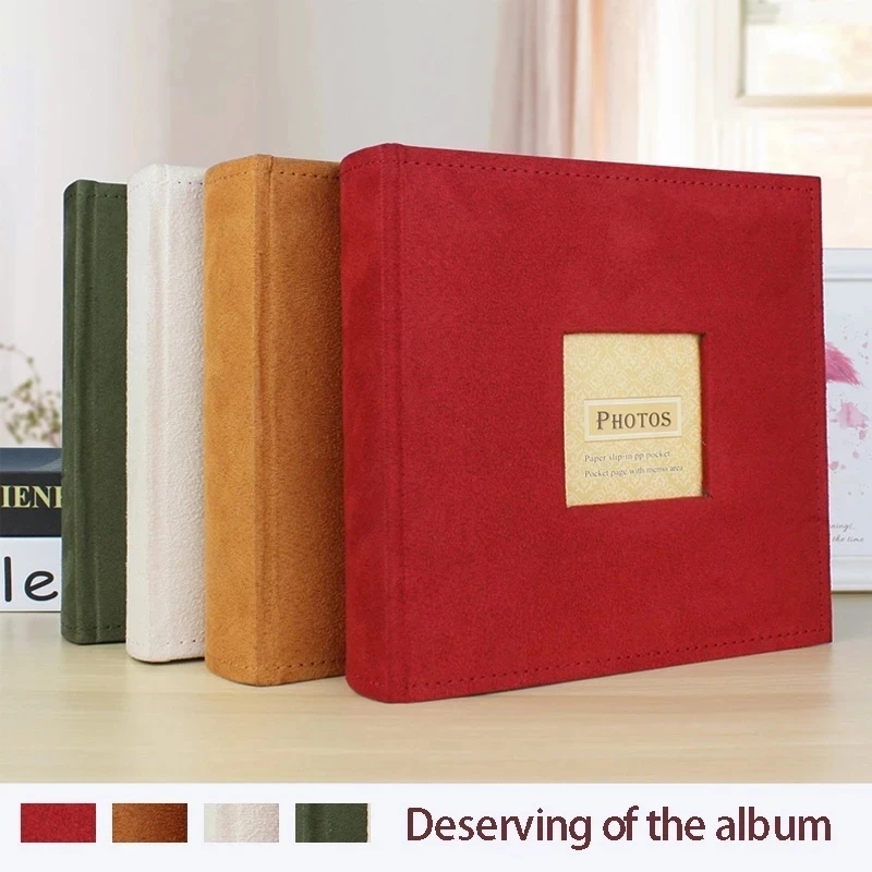 

4R 6 Inch Photo Album Can Hold 200 Inserted Photos Family Memory Picture Storage Storage Box Baby Wedding Graduation Photo Album