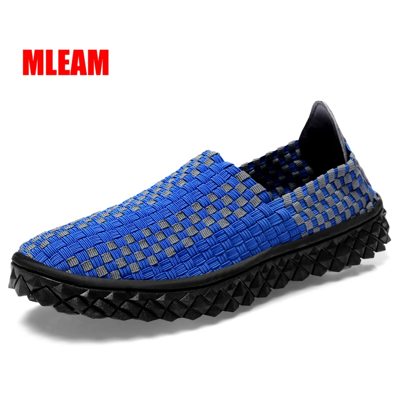 

Summer Women Shoes handmade Flats Womens Sneakers Breathable Lightweight Women's Shoes Manual Woven Shallow Women Casual Shoes