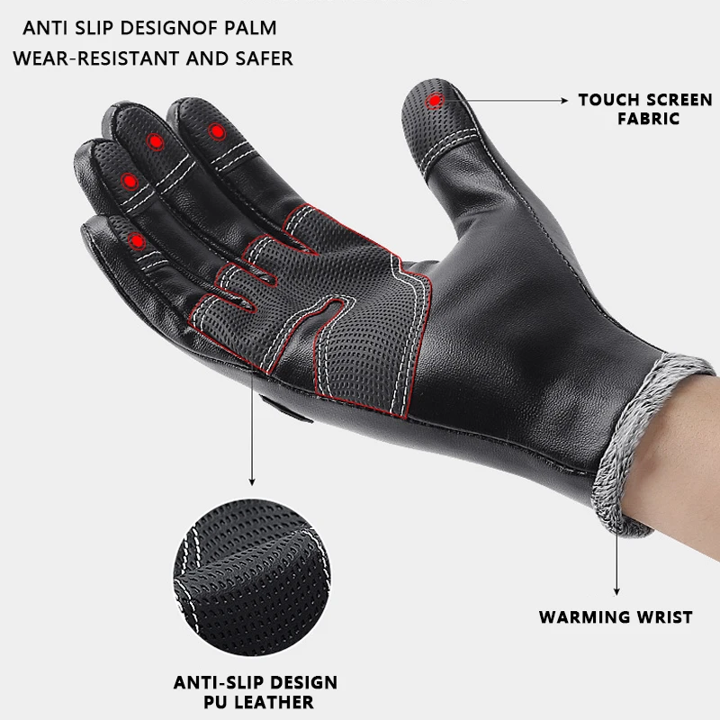 Зимние перчатки для мужчин и женщин Velocipede