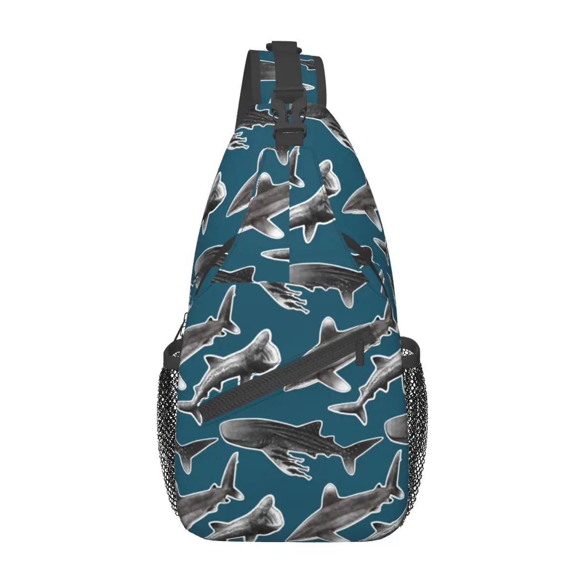 

Oceanic Whitetip Shark Sling Backpack, слинг-сумка, походная дорожная нагрудная сумка, рюкзак через плечо для мужчин, сумка через плечо