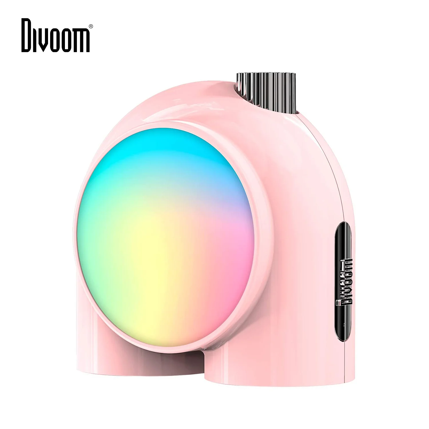Divoom Planet-9 Decorative Mood Lamp with Programmable RGB LED Light Effects, Neon Light Atmosphere Bedside Lamp, Music Control