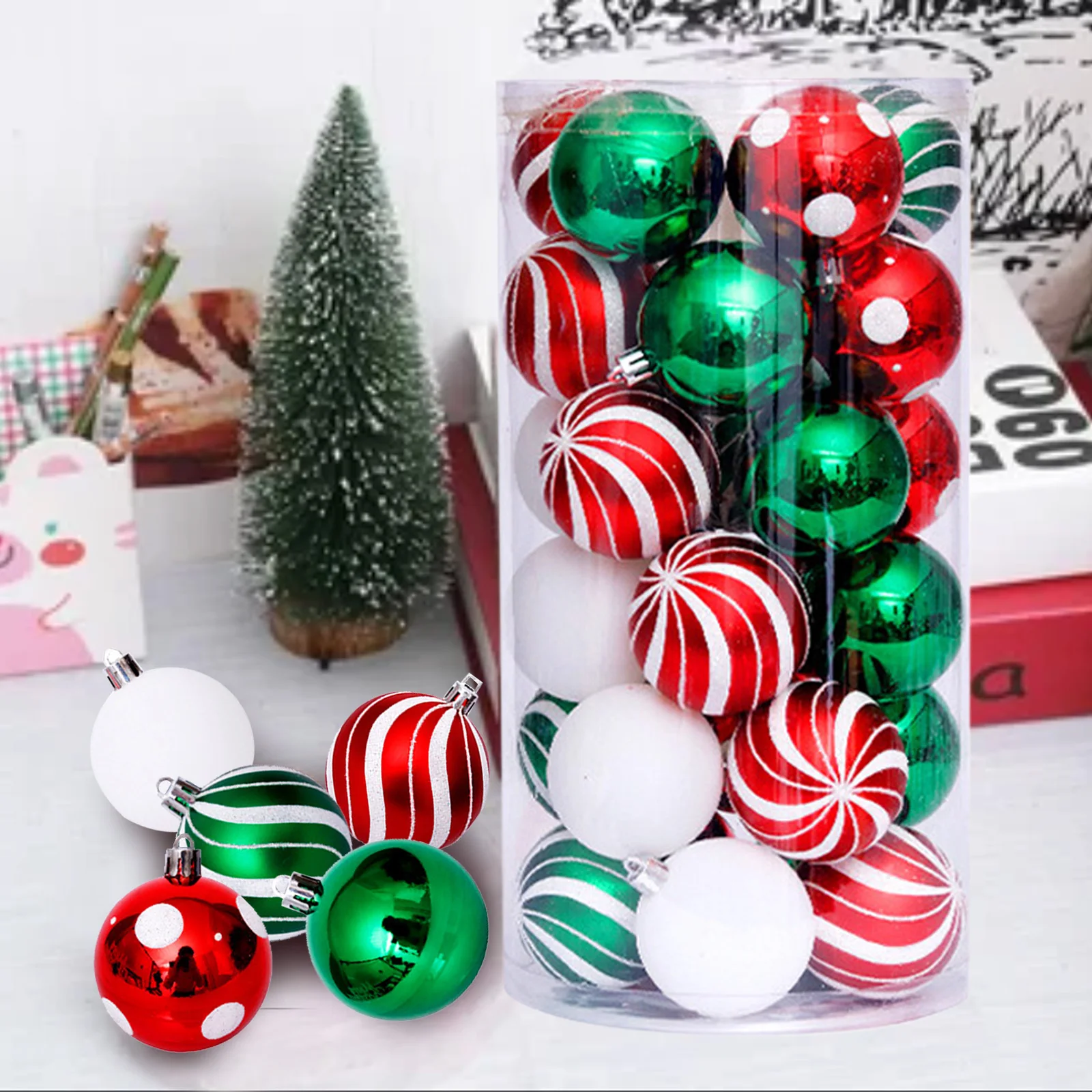 

Paternoster, бусины для детской вечеринки, бусины 30 шт. в форме бочонка, окрашенные шарики, Набор декоративных подвесок