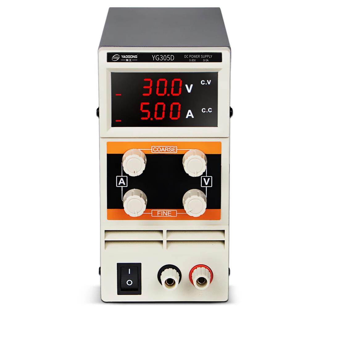

YAOGONG YG305D 30V 5A 3 digit display adjustable mobile phone computer maintenance power supply regulated DC power supply