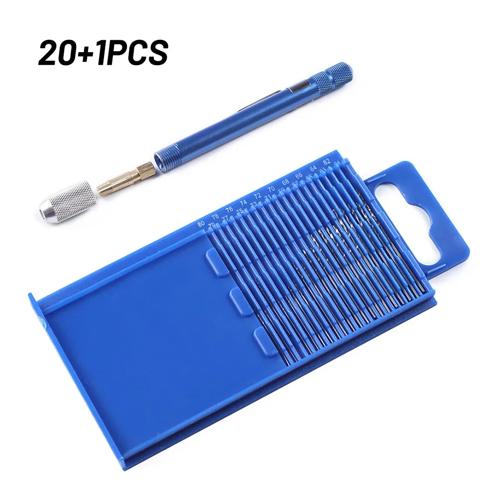 

High-quality Blue Hand Drill Diamond With 20PC Inch Number Diamond Drill Bit For Production Maintenance