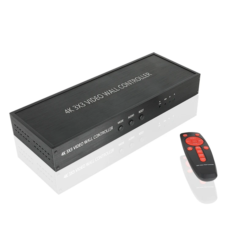 

4K60Hz HDMI Video Wall Controller TV Wall Processor 9 Screens Stitching Splicer 3x2 3x1 1x3 2x3 4x2 2x4 HD TV Splicing Screen