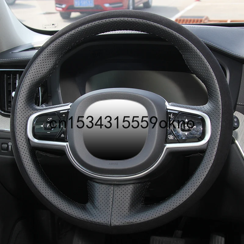Чехол на руль автомобиля сделай сам для Volvo s90 xc60 xc90 V90 v60 S60 2018-21 аксессуары