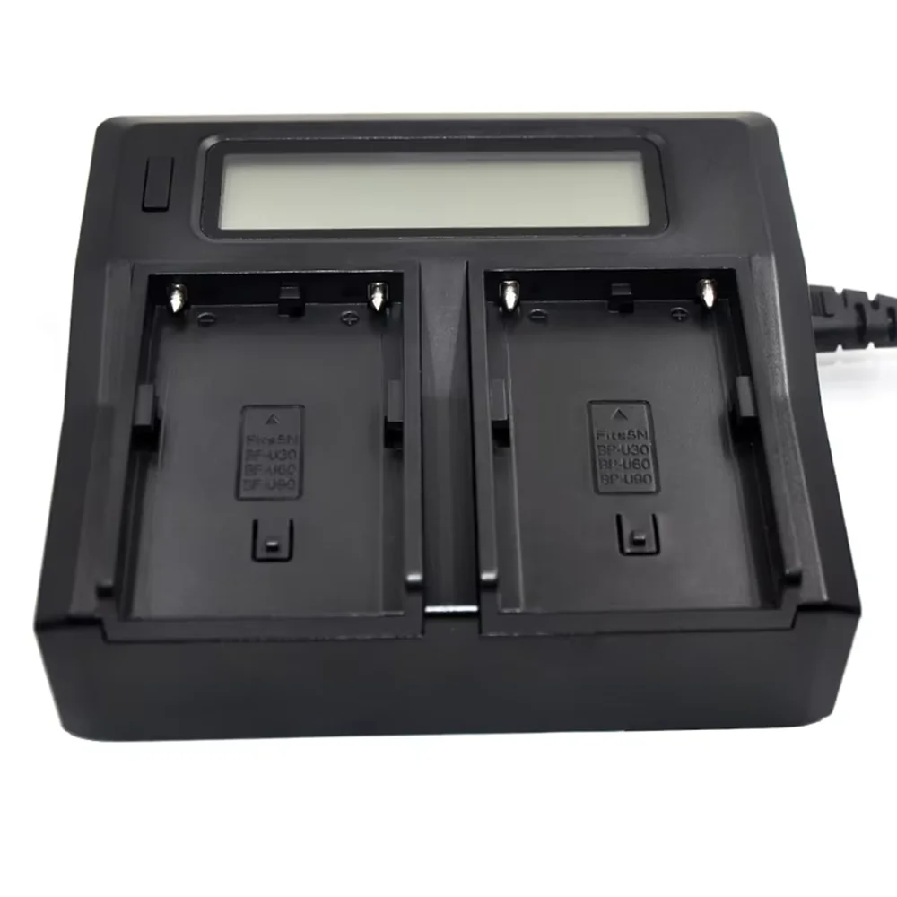 Двойное зарядное устройство для аккумуляторов LCD Sony BC - U1 и BP U30 U60 U90 PMW 100 EX1 EX 3 EX160 F3