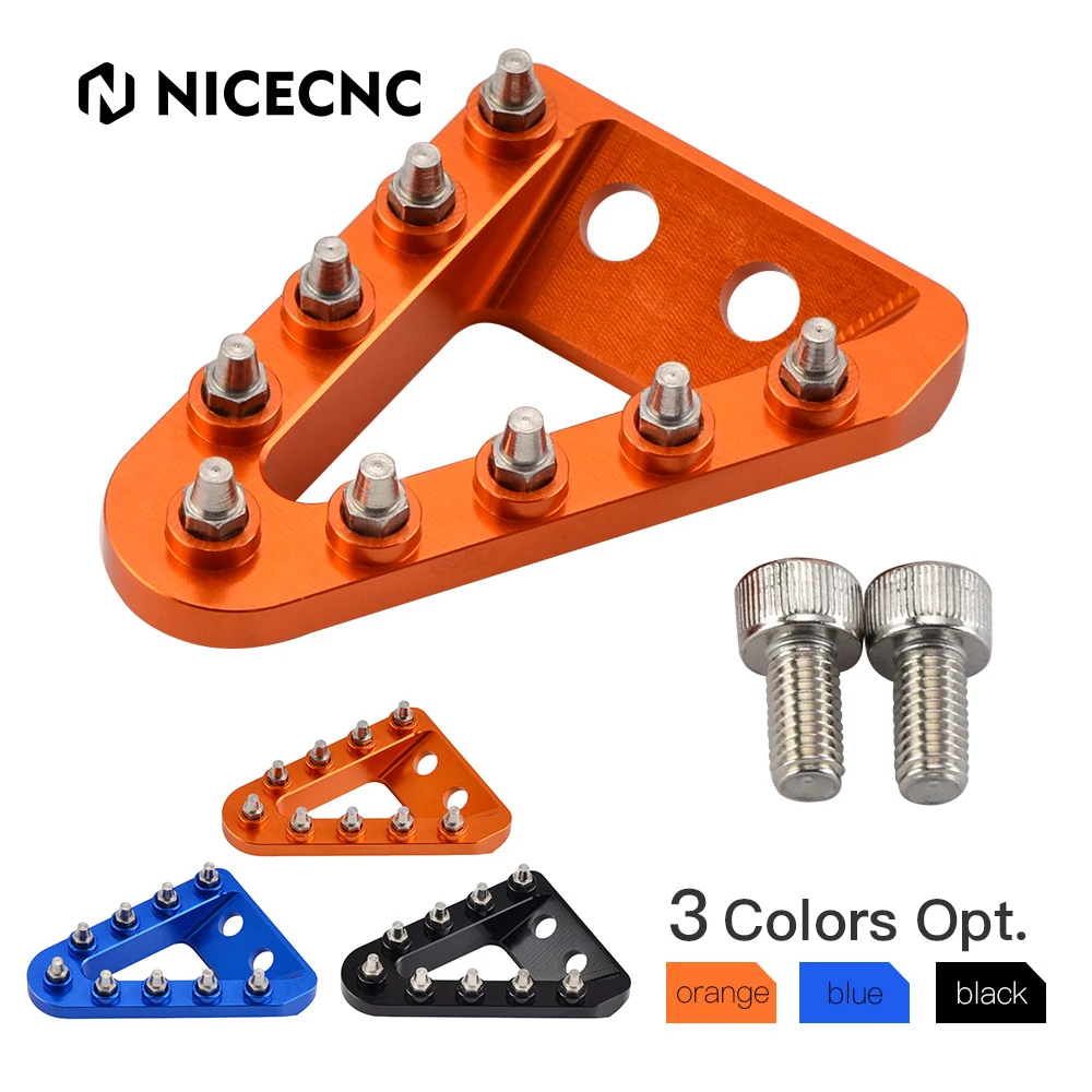 

NICENC Motocross Rear Brake Pedal Plate For KTM 125-500 EXC EXCF TPi XC XCF XCW SX SXF 2016-2023 125-450 XC XCF SX SXF Orange