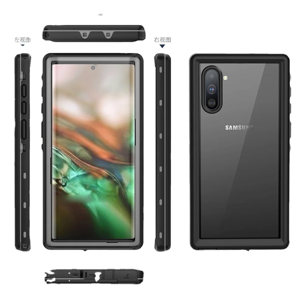 

Waterproof case for Samsung Note10 outdoor diving to strengthen the anti-fall mobile phone protective cover for Galaxy Note 10