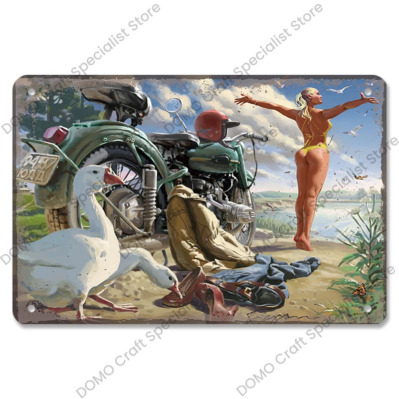 

Металлический винтажный постер с автомобилем