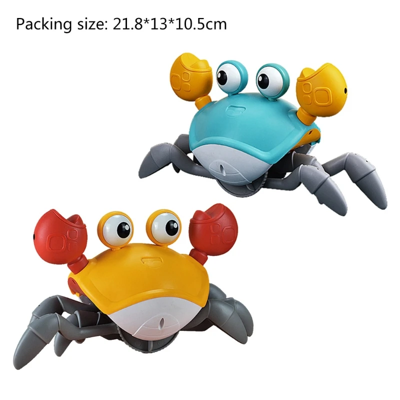 

Funny Electric Electric Crab Toy for Kids Music Trick Toy with Tail Shaking Relieve Stress