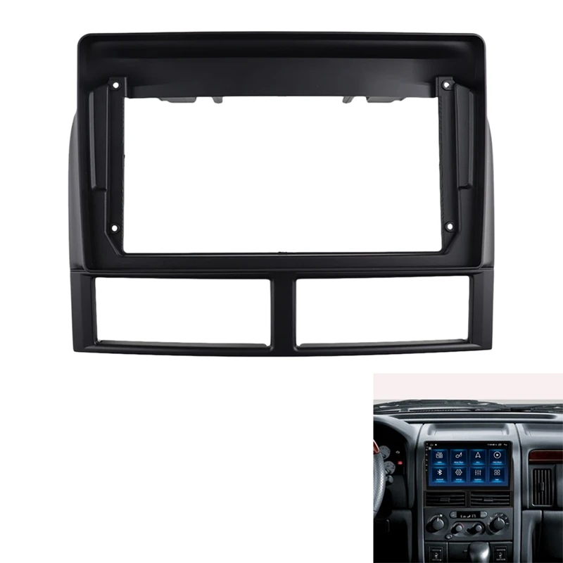 AU05 -Car Radio Fascia For JEEP Grand Cherokee 98-04 DVD Stereo Frame Plate Adapter Mounting Dash Installation Bezel Trim Kit