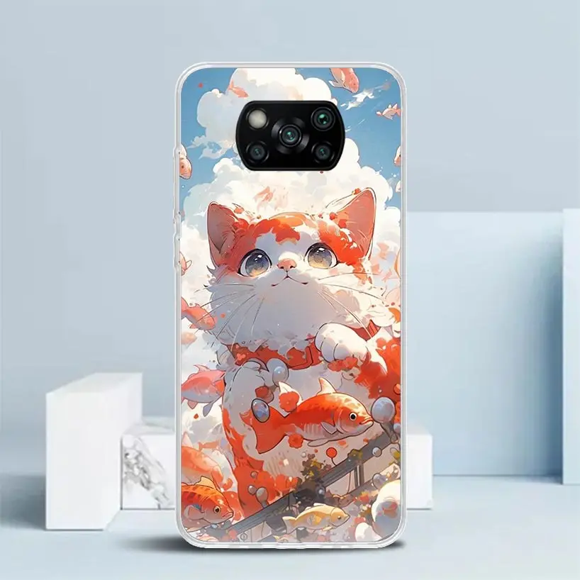 Чехол для телефона Xiaomi Poco X6 X5 X4 X3 Nfc F6 F5 Pro F4 Gt F3 F2 F1 M5S M4 M3 M2