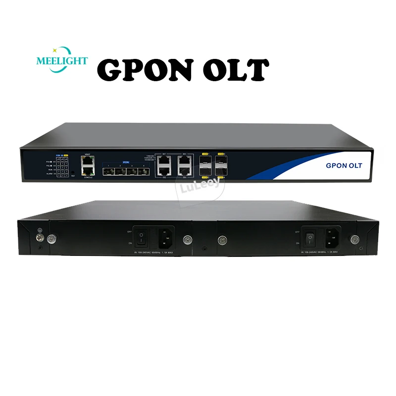 LuLeey LRG304 10G 4 порта GPON OLT max ONU 512 L3 переключатель GBIC C +++ 7dB управления сети двойная