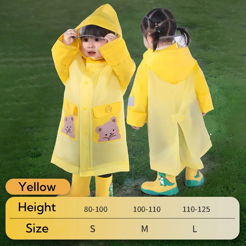 

Детский водонепроницаемый плащ EVA