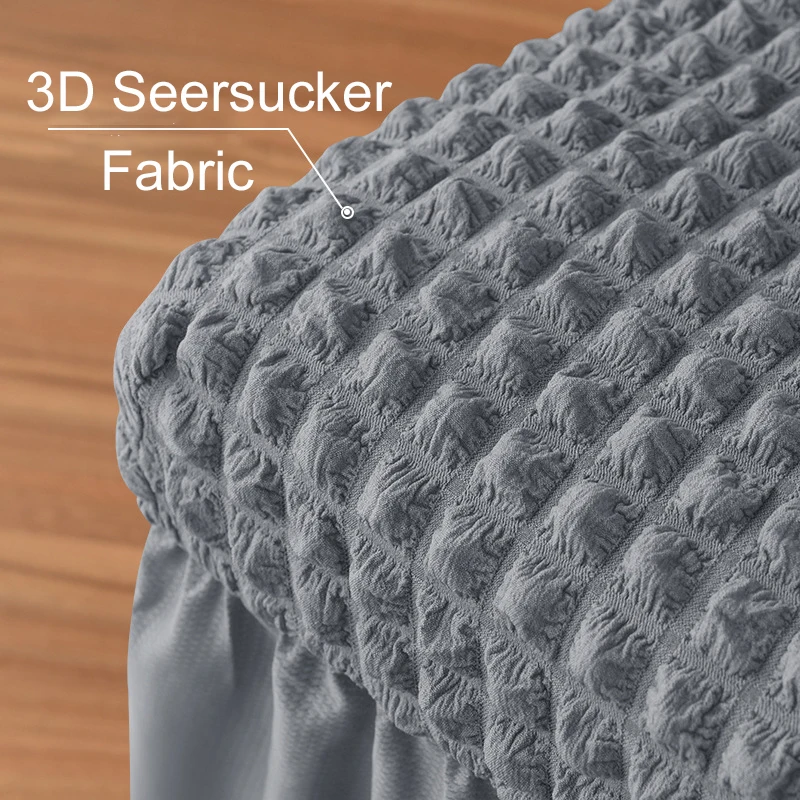 Чехол на стул с длинной юбкой из спандекса высокой спинкой | Дом и сад