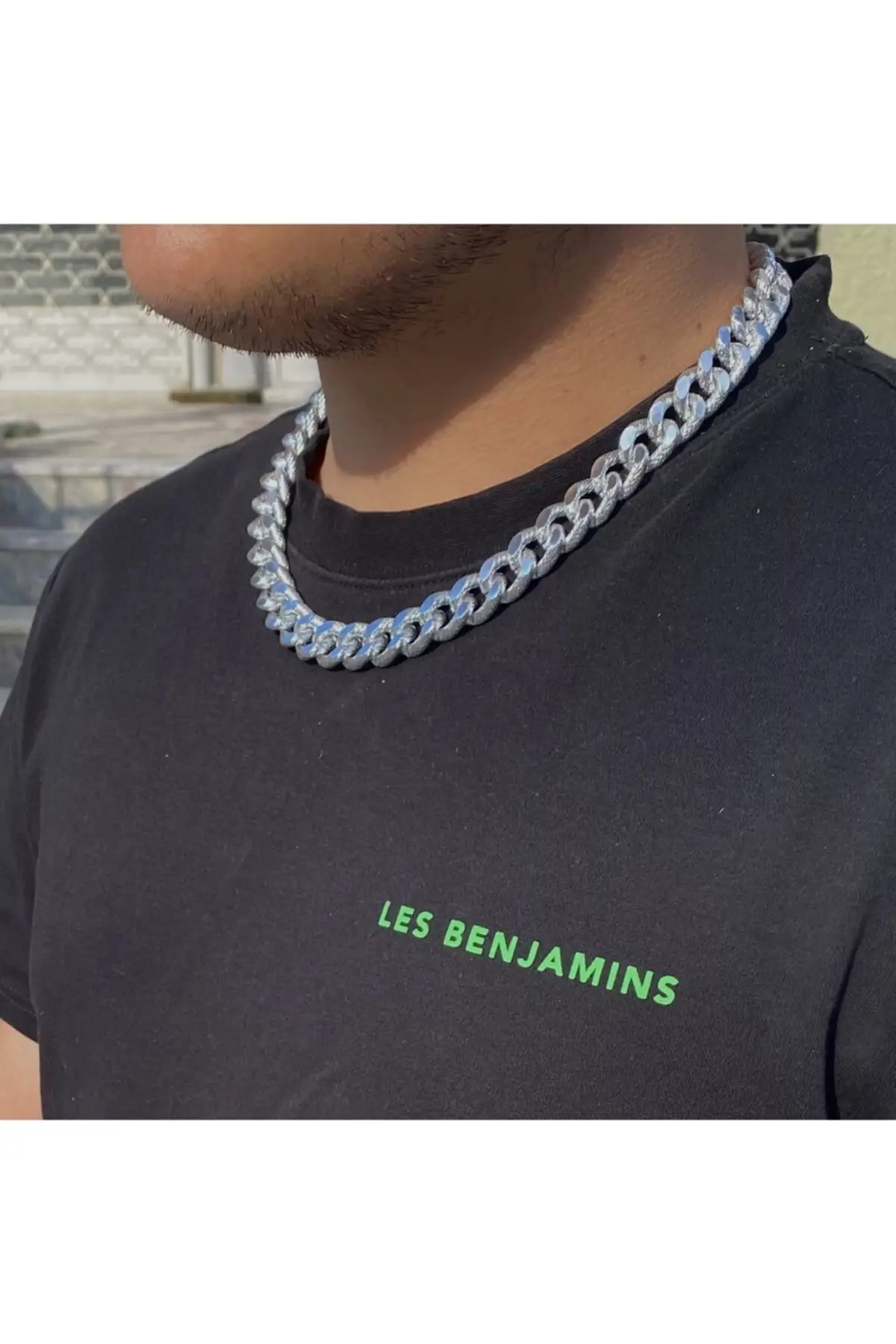 

Женская модная бижутерия ожерелье 12 мм Серебряная цепочка с рисом