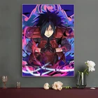 Японское аниме, Классический Персонаж Наруто, Учиха Мадара, Постер HD, Картина на холсте, настенная роспись, гостиная, спальня, домашний декор, подарок для детей