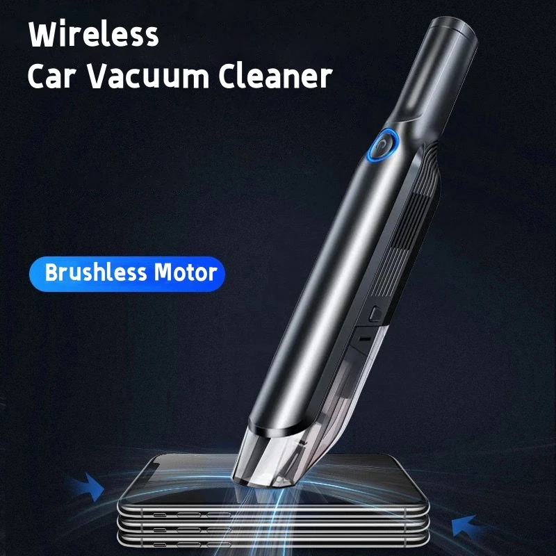 

High Power Wireless Handheld Vacuum Cleaner Brushless Motor Home Appliance Car Accessory Cleaning Machine Portable Automotive