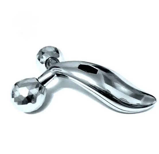 Роликовое устройство для похудения лица с ручным 3d-роликом