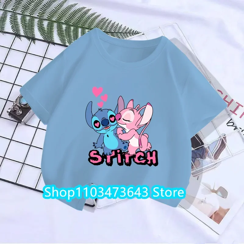 Футболка Y2k с рисунком из мультфильма Лило Стич