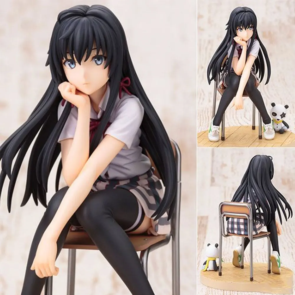 13 см аниме Yahari Ore no Seishun Love Comedy wa Machigatteiru фигурка Yukinoshita Yukin сидячее положение аниме модель игрушки подарки (art.: 3920cd1745fc8) - 3920cd1745fc8