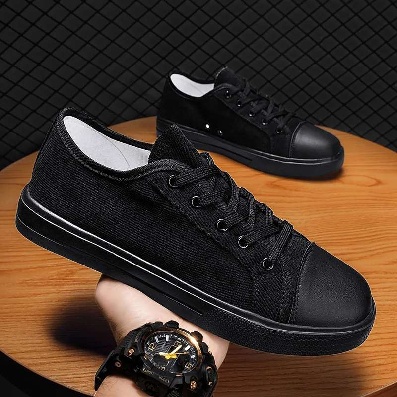 

Новинка Весна 2022, Классические мужские кроссовки, мужская парусиновая обувь, модная мужская спортивная обувь с низким вырезом, обувь унисек...