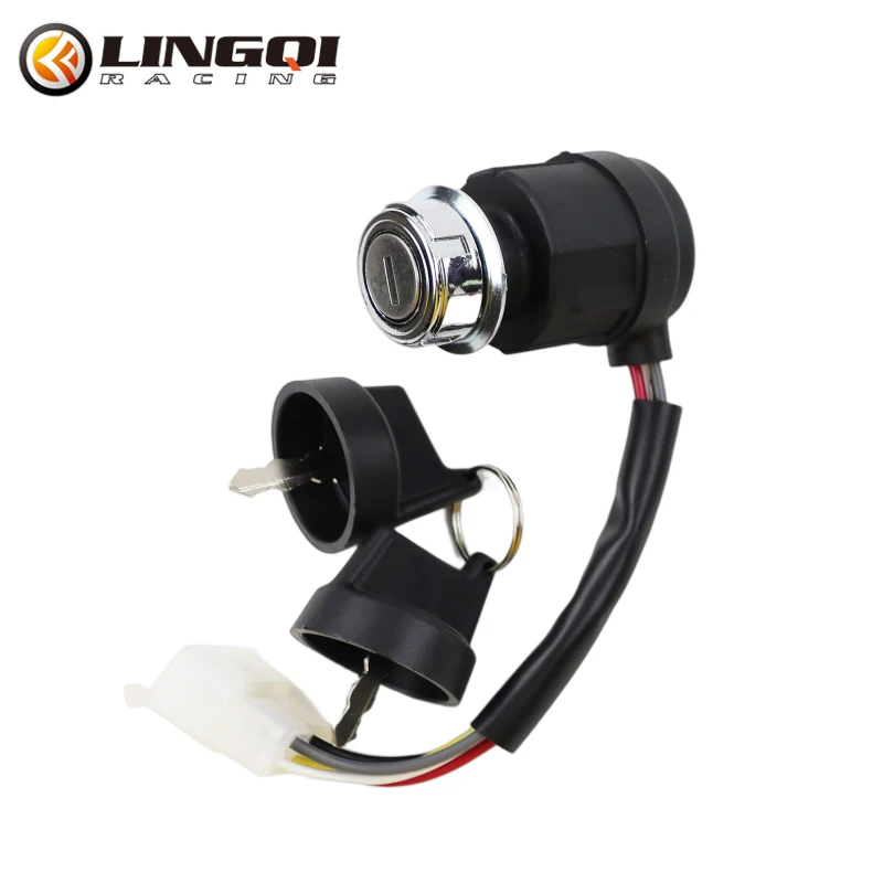 

Универсальный 5-проводной 6-контактный переключатель ключа зажигания, стартовый замок для внедорожника, питбайка, квадроцикла, картинга, мотоцикла, запчасти, аксессуары