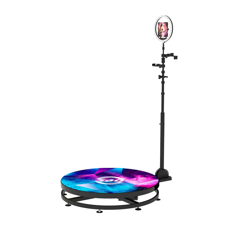 Фото Портативная платформа для селфи 360°, вращающаяся на 360 градусов, для бизнеса, видеокамера, фотобудка, вендинговый аппарат, iPad Photobooth360, фотобудка №2