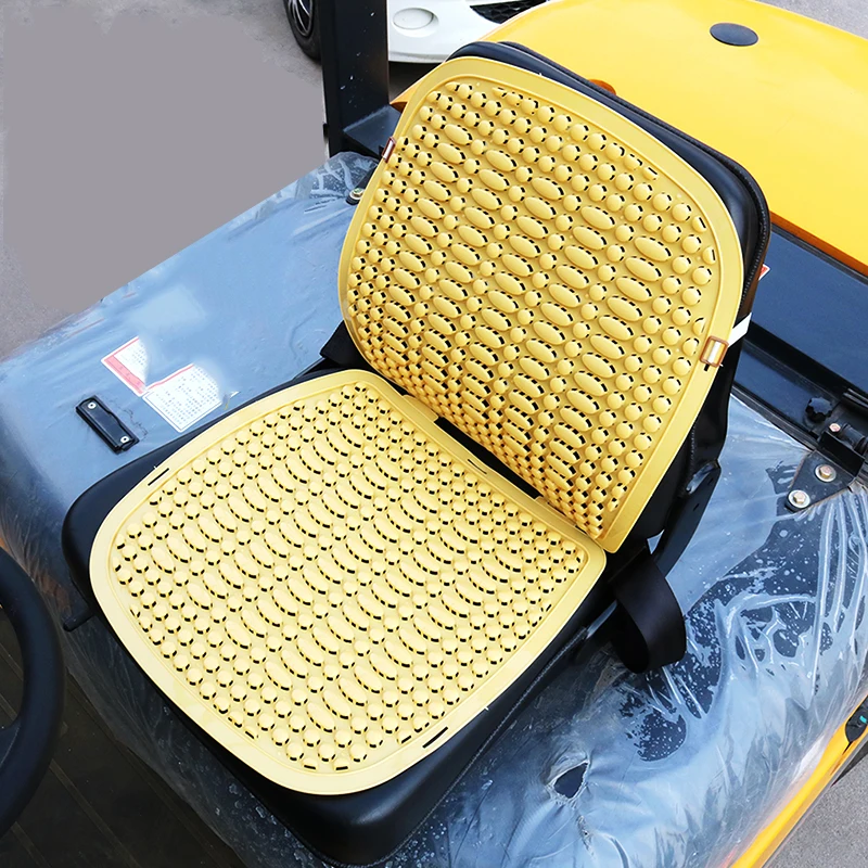 

Forklift Seat Summer Day Ventilated Seat Truck Bread Car Plastic Seat Breathable Excavator Forklift Cool Pad