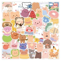 103050pcs cartoon cute ins bear stickers for childrens toys luggage laptops ipad skateboard phone guitar stickers wholesale