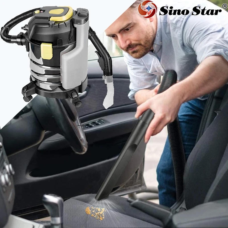 20L Wet Dry Upholstery Shampoo Vacuum Cleaner Multi-Functional Ortable Carpet Cleaner with Attachment Stainless Steel Filter
