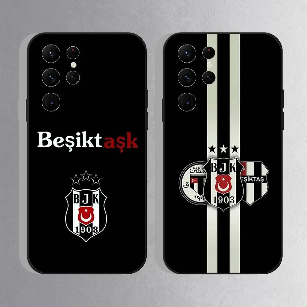 Фото Модный чехол для телефона B-Besiktas BJK Turky для Samsung S10, S21, FE, S21, S26, S25, S24, S23, Ultra, S9, S22, Plus, черный, противоударный, из ТПУ №1