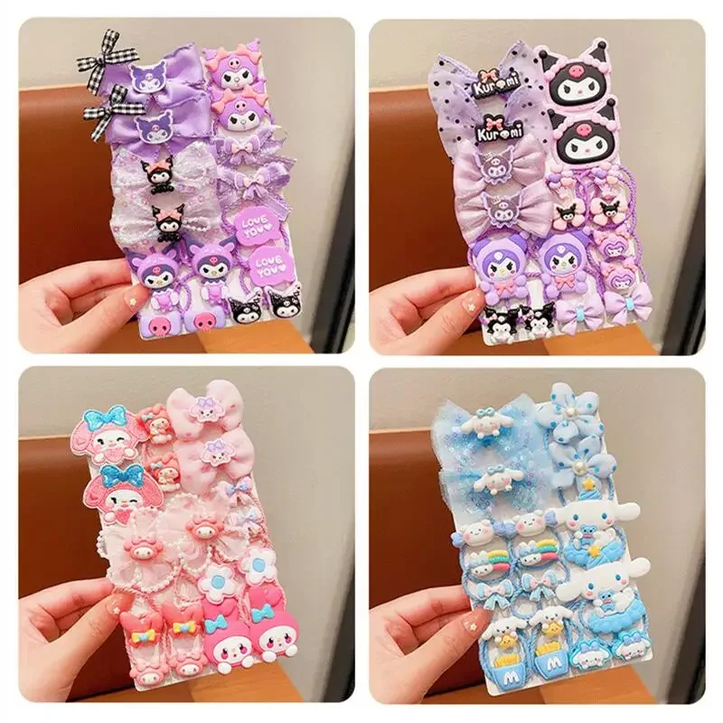 Женские эластичные повязки для волос милые Мультяшные модные портативные