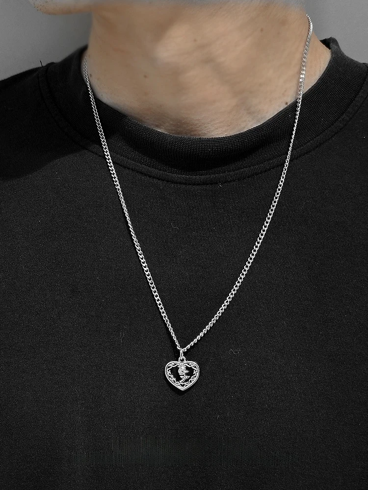 Любовное брендовое ожерелье с черной нижней розой кулон ювелирные изделия