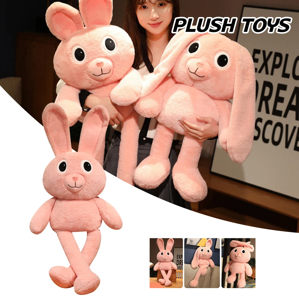 

Новый милый мультяшный кролик, плюшевая кукла, мягкая игрушка, детская подушка для обнимания, подарок, удобная для детей, плюшевая фигурка д...