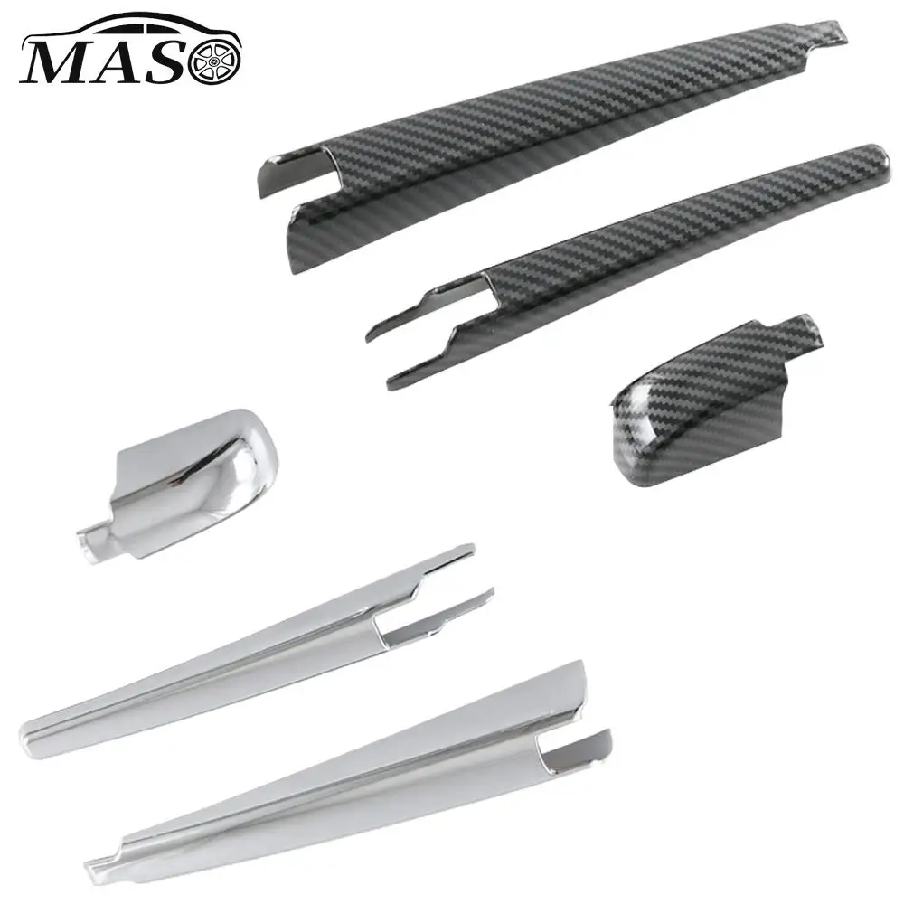 

Car Rear Back Windshield Wiper Blades Cover Trim Carbon Fiber for Lexus NX 250 350 2022